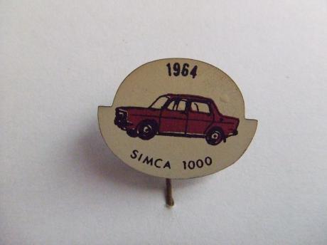 Simca 1000 oldtimer 1964 bruin